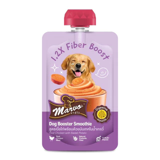 Marvo Dog Healthy Booster Smoothie ❤️🐶 มาร์โว่ บูสเตอร์ สมูตตี้บำรุงสุขภาพสำหรับสุนัขบรรจุ 50g