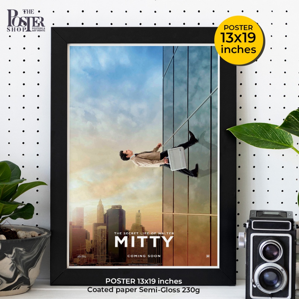 The Secret Life of Walter Mitty Poster, Ben Stiller ชีวิตพิศวงของ วอลเตอร์ มิตตี้ ขนาด 33x48 cm - รูปที่ 2