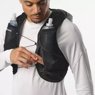 SALOMON ACTIVE SKIN 8 SET Unisex Running Vest เป้น้ำวิ่งเทรล + ขวดน้ำนิ่ม 500ml x 2 ขวด LC2177800 Official Store