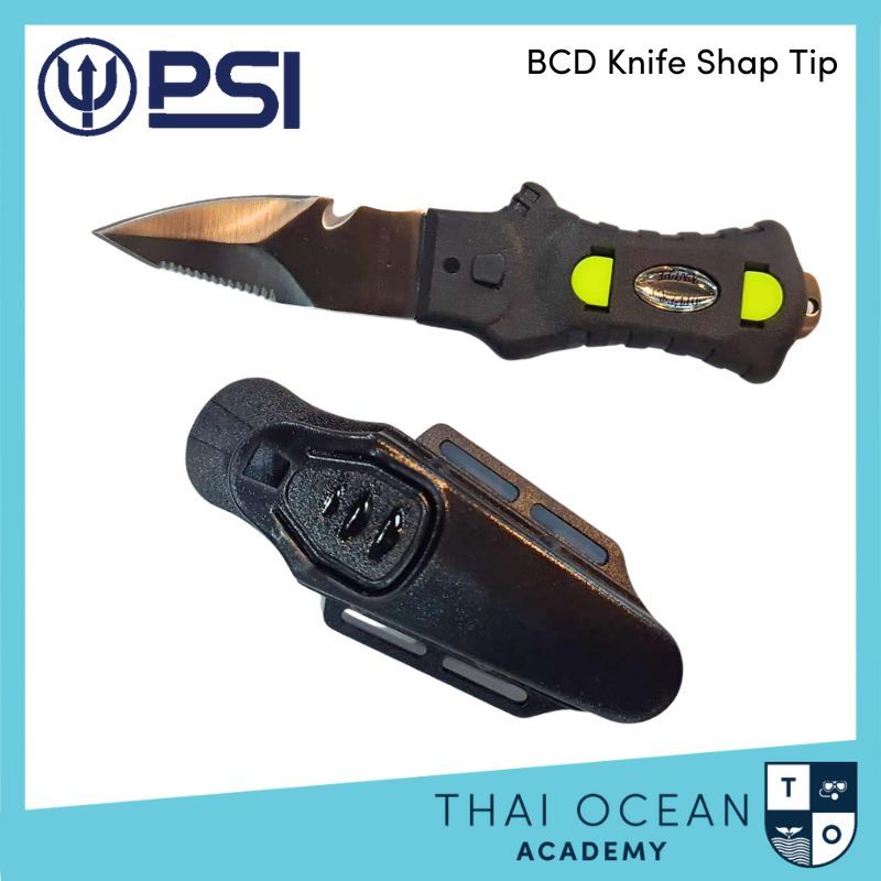 PSI BCD Knife Shap Tip มีดดำน้ำ