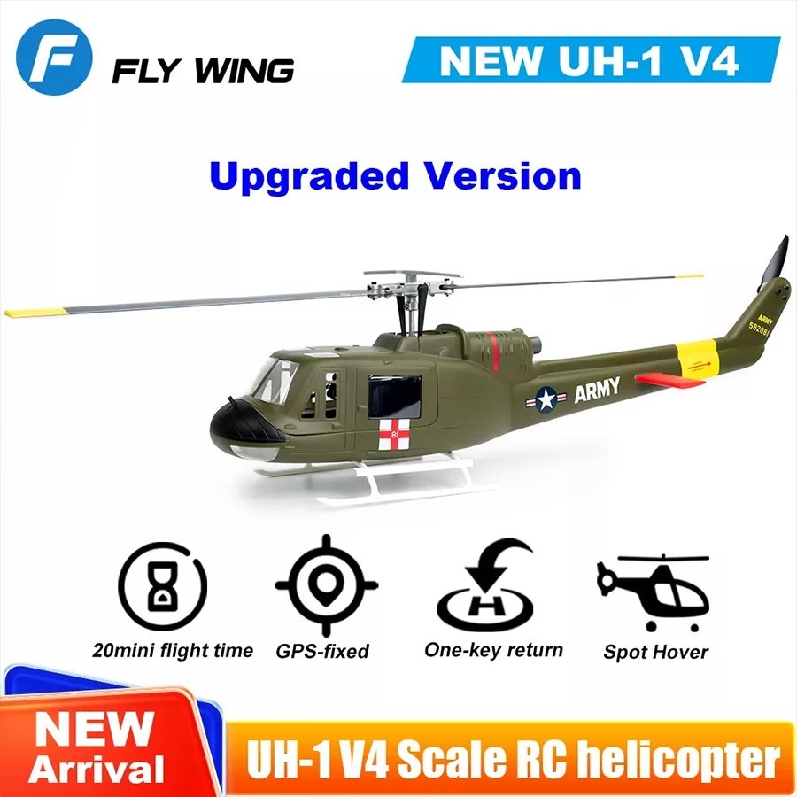 UH-1 V4 Huey GPS 6CH Brushless RTF (Upgrade Version)