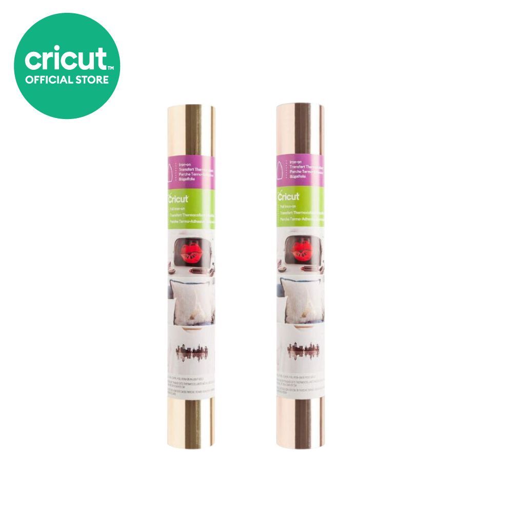 Cricut Foil Iron-On ขนาด 12x24 นิ้ว ใช้กับเครื่องตัดรุ่น Explore3 และ Maker3