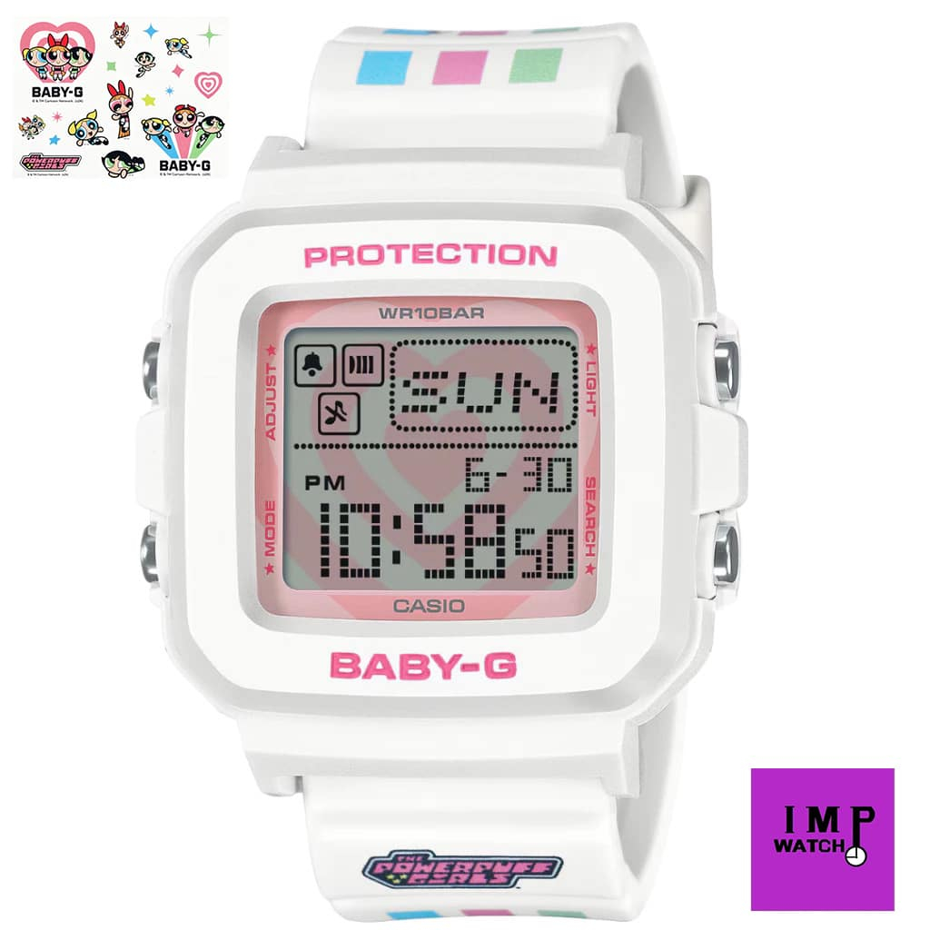 Casio Baby-G Limited รุ่น BGD-10KPP-7 POWERPUFF GIRLS Collaboration💗 ของแท้ประกัน Cmg 1 ปีใหม่ล่าสุด
