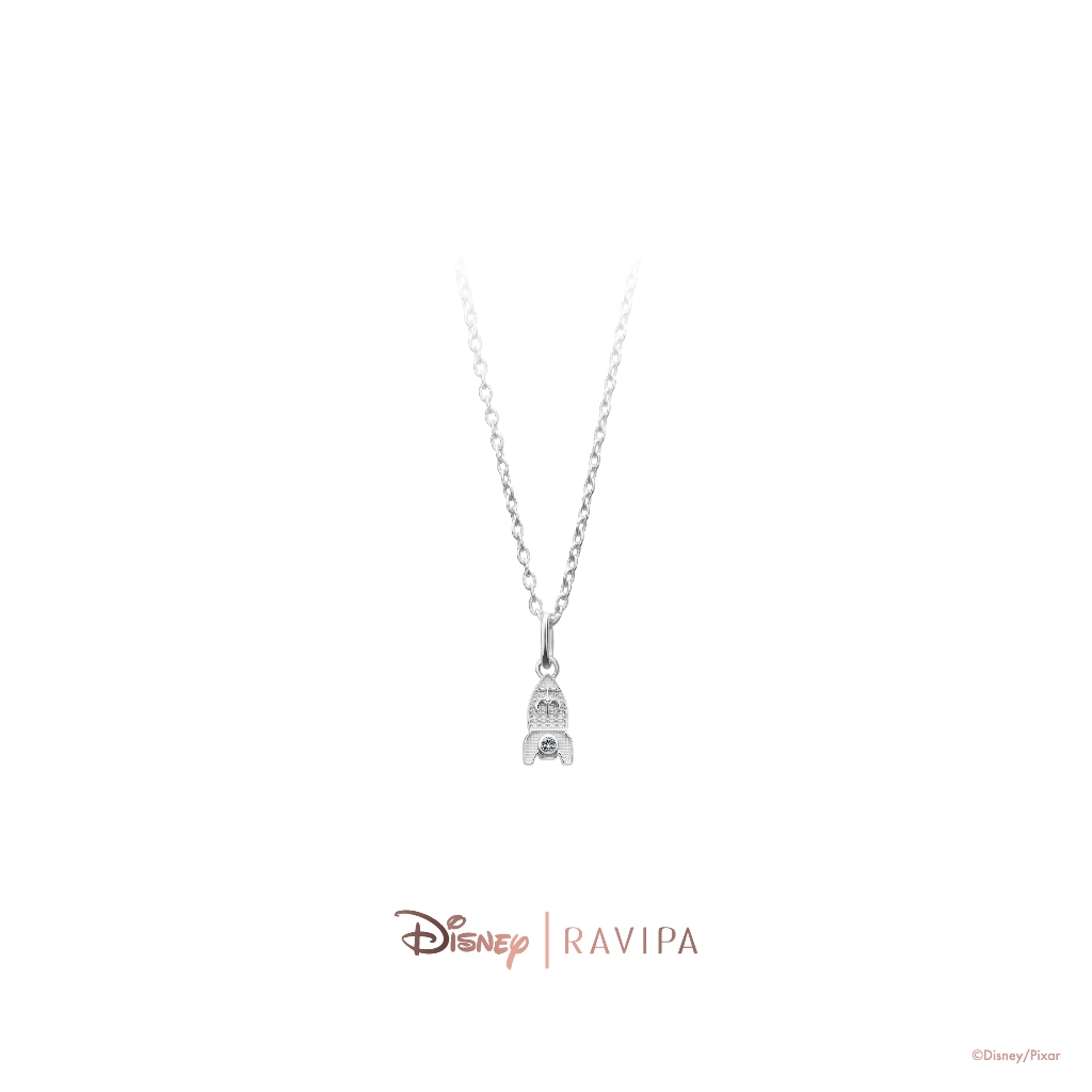 Ravipa | Silver Rocket Necklace (CZ Diamond)