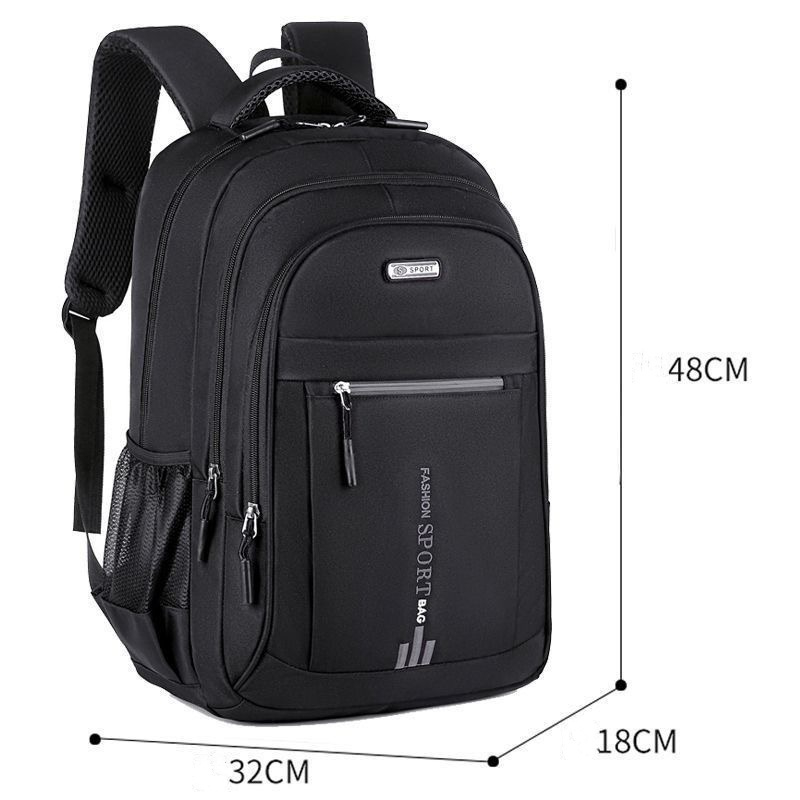 กระเป๋าเป้สีดำผู้ชาย แฟชั่น Backpack รุ่น M45กระเป๋าเป้