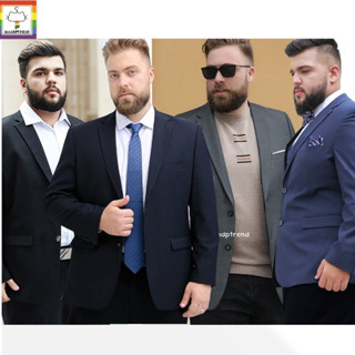 เสื้อสูทผู้ชายไซส์ใหญ่เท่ๆ-พร้อมส่ง4สี-#189(เฉพาะเสื้อ)