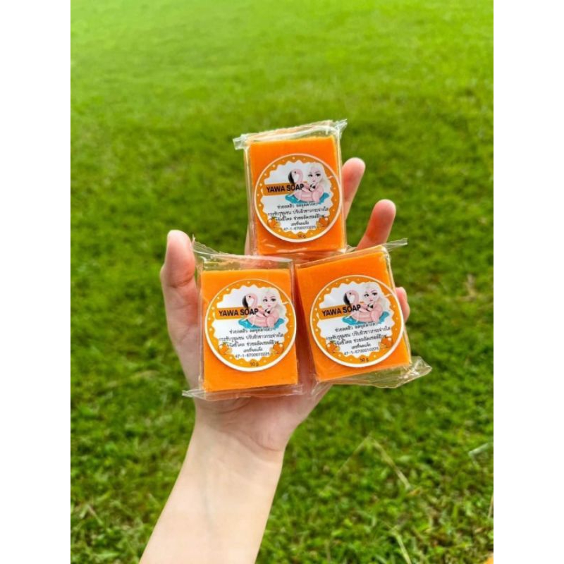 สบู่ญาวาสูตรส้ม Vit c น้องใหม่แบรนด์ญาวา (รับตรงจากแบรนด์มีบัตรตัวแทน)