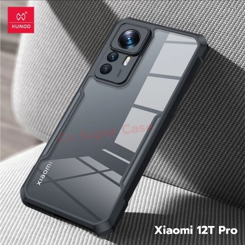 XUNDD เคส สำหรับ Xiaomi 12T Pro/Mi 12T Pro เคสกันกระแทก คลุมกล้อง ขอบยาง TPU นิ่ม หลังใส ไม่ลื่น พร้อมส่งไทย