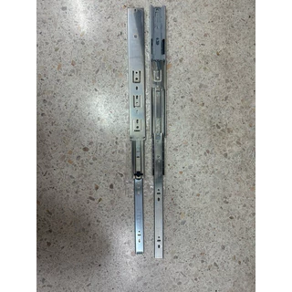 Hafele รางลิ้นชักSoft Closed รับข้าง (ไม่มีแพ็ค) ระบบลูกปืน 3ตอน หน้ากว้าง 45mm ขนาด10"12"14"16"18"20"