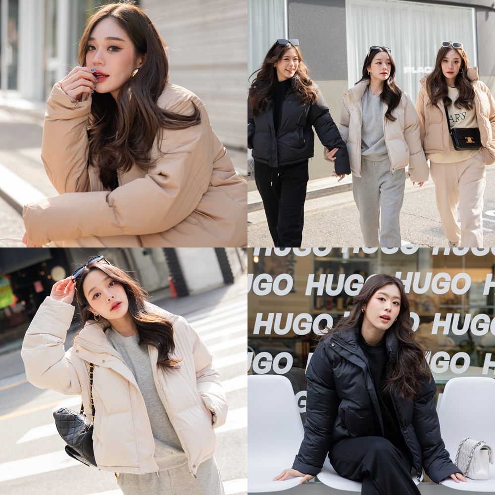 Khunkim downcoat แจกเกตขนเป็ด polyester น้ำหนักเบามาก อุ่นมากค่ะ