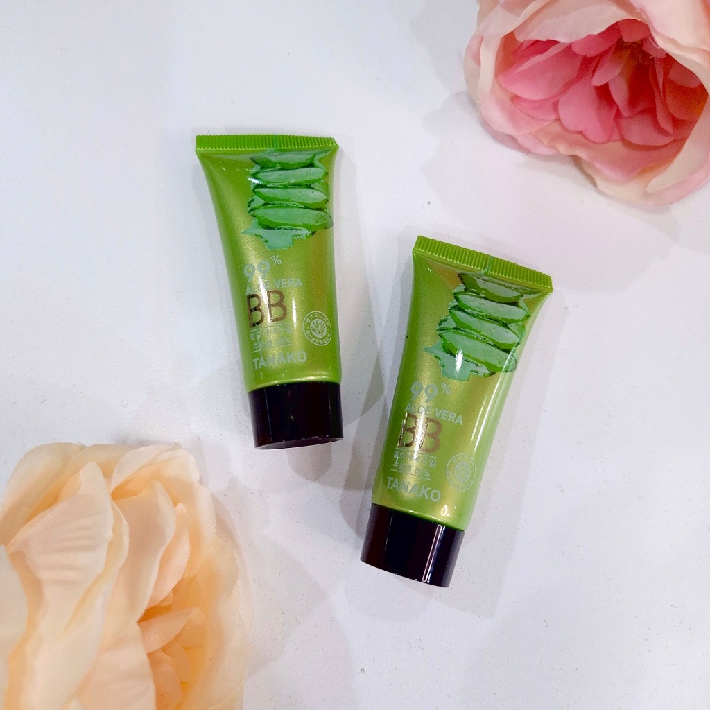 (T5522B) TANAKO 99% Aloe Vera BB Cream บีบีครีม ว่านหางจระเข้ ช่วยบำรุงผิว เกลี่ยง่าย (ขนาด 20 มล.)