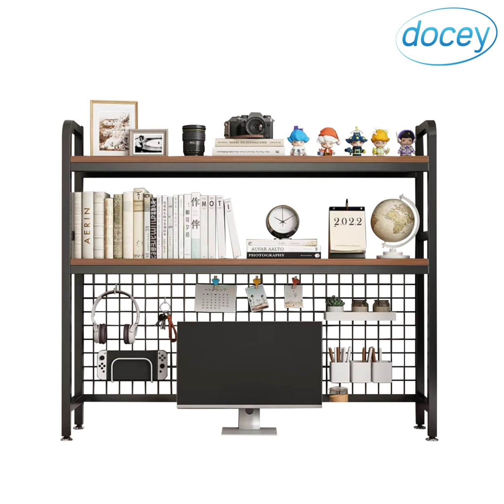 ชั้นเก็บของ ชั้นวาง หนังสือ desk shelf ชั้นหนังสือ บนโต๊ะคอมพิวเตอร์ ชั้นเก็บของตั้งโต๊ะ