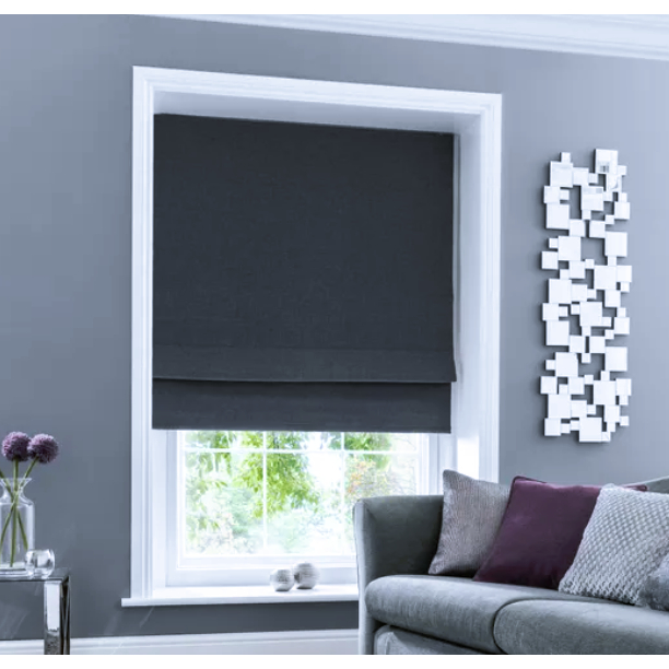 Yen-G ม่านพับ สั่งผลิตตามขนาด ผ้ากันแสง Dimout 80-90% พร้อมรางม่านพับครบชุด Grand Zurich