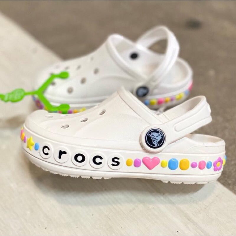 รองเท้าของเด็ก crocs เด็กหญิง ชาย รองเท้าแตะสวม ไซส์ 24--35