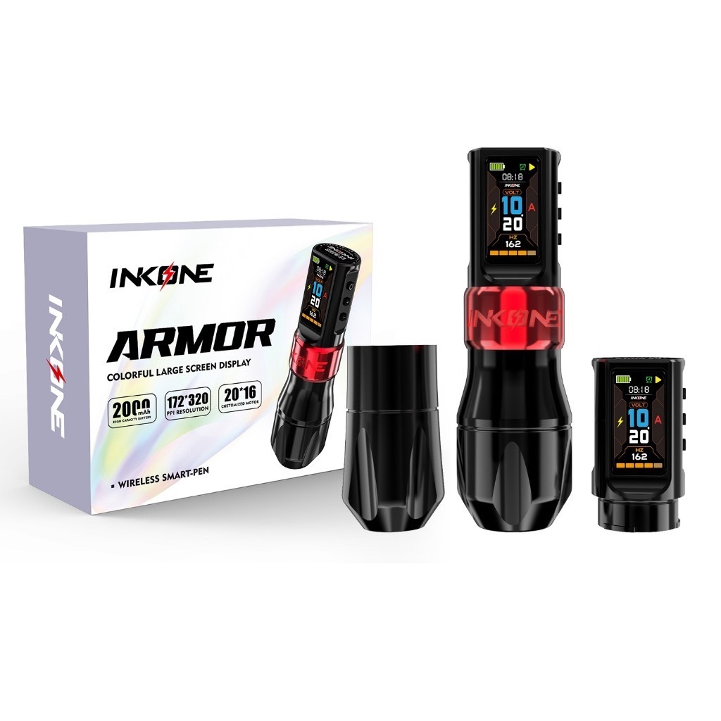 ฮอคเพนไร้สาย INKONE ARMOR เครื่องสักไร้สาย Inkone รุ่น Armor