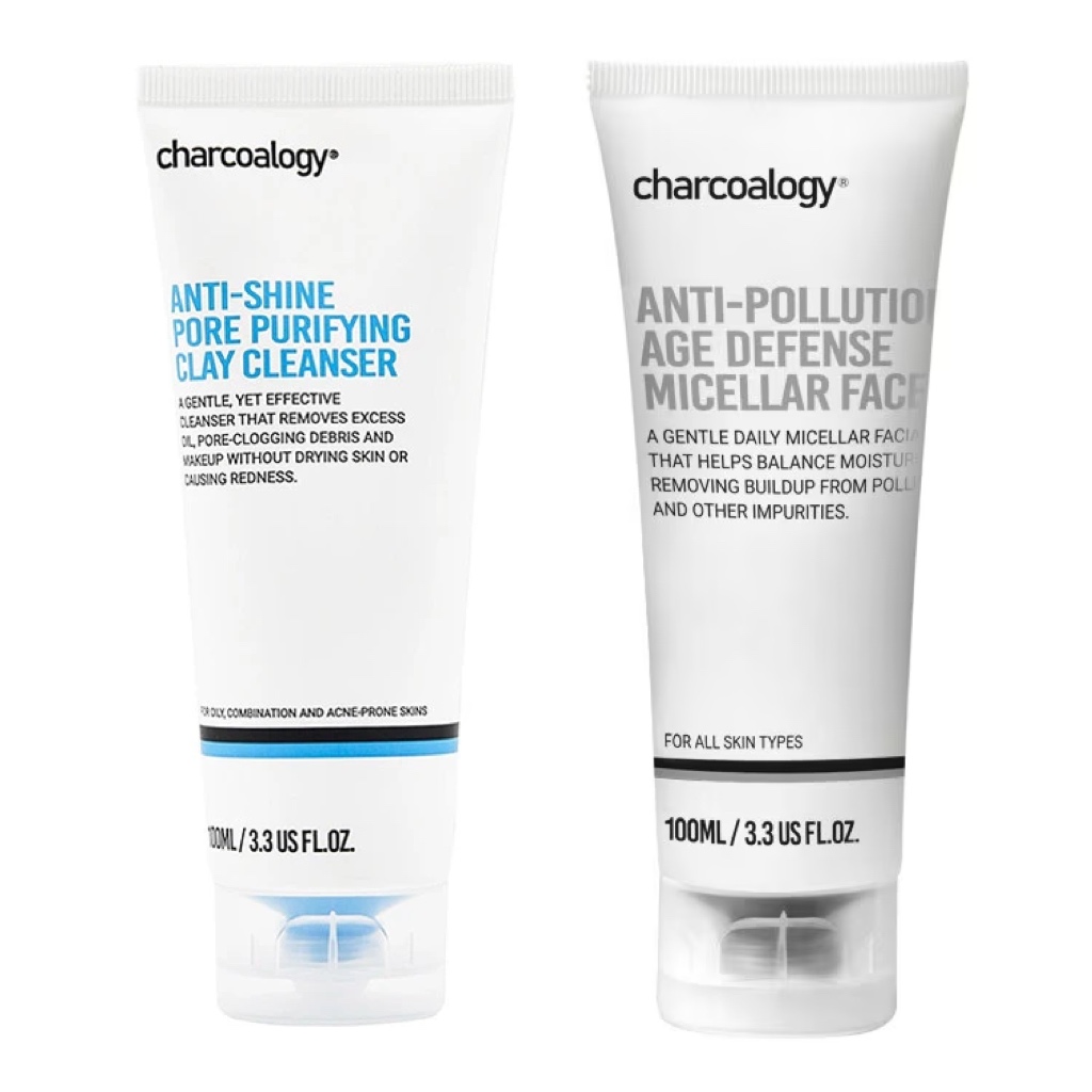 Exp.26 | Charcoalogy Anti-Pollution Age Defense Micellar Face Wash 100ml