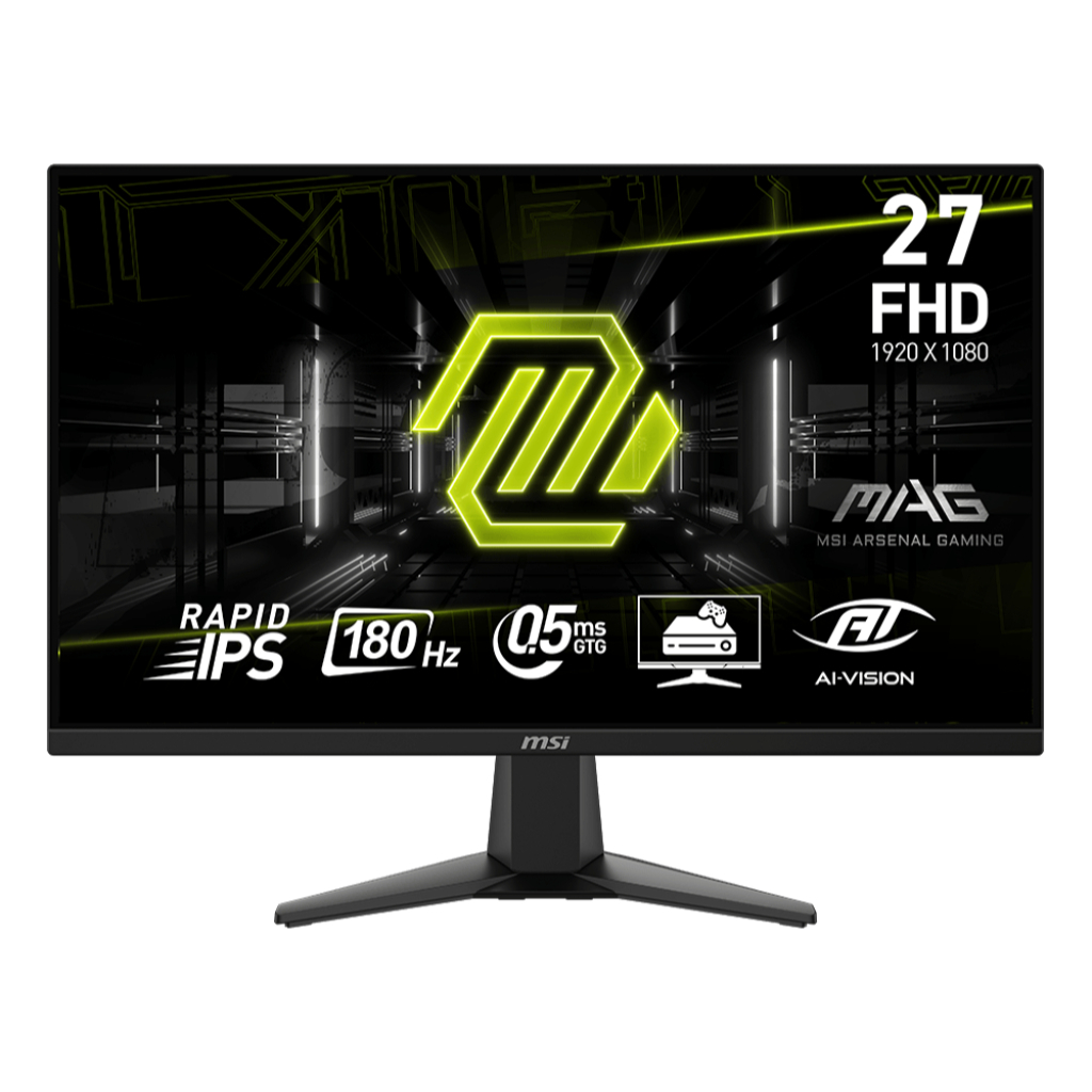 MONITOR (จอมอนิเตอร์) MSI MAG 275F - 27" RAPID IPS FHD 180Hz ADAPTIVE SYNC