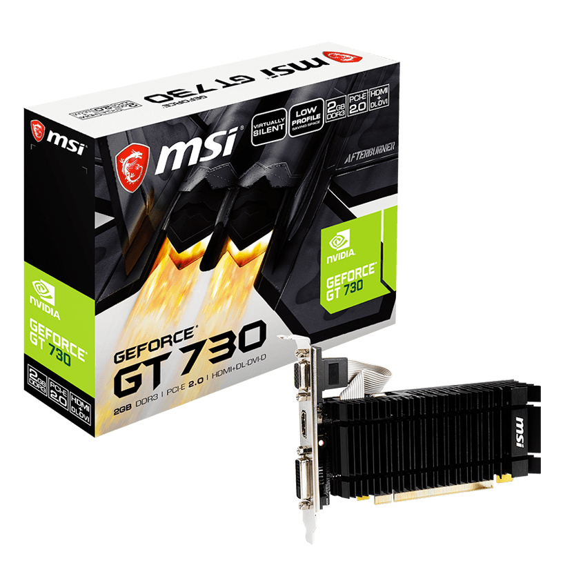 MSI GEFORCE GT 730 - 2GB DDR3