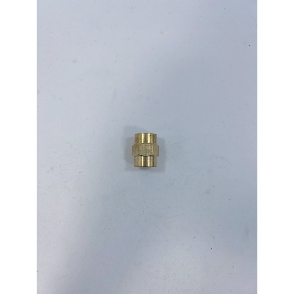 ต่อตรง เกลียวในทองเหลือง 1/4",2หุน