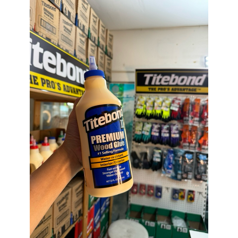 กาวติดไม้ Titebond II premium สีน้ำเงิน 32oz made in USA