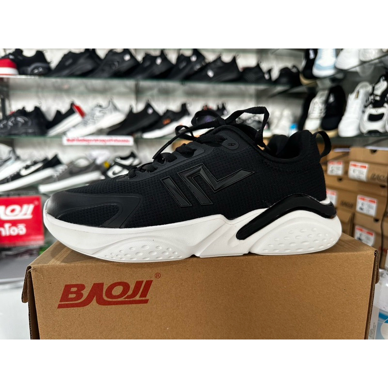 BAOJI รองเท้าบาโอจิสีดำผู้หญิง ของแท้100%