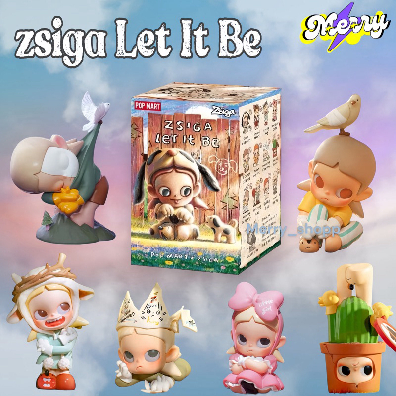 ✨พร้อมส่ง✨ Papmart กล่องสุ่มใหม่ Zsiga Let It Be ลุ้น Secret 🎁