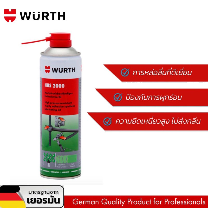 สเปรย์จารบีใส Adhesive lubricant HHS 2000 ขนาด 500mlใ