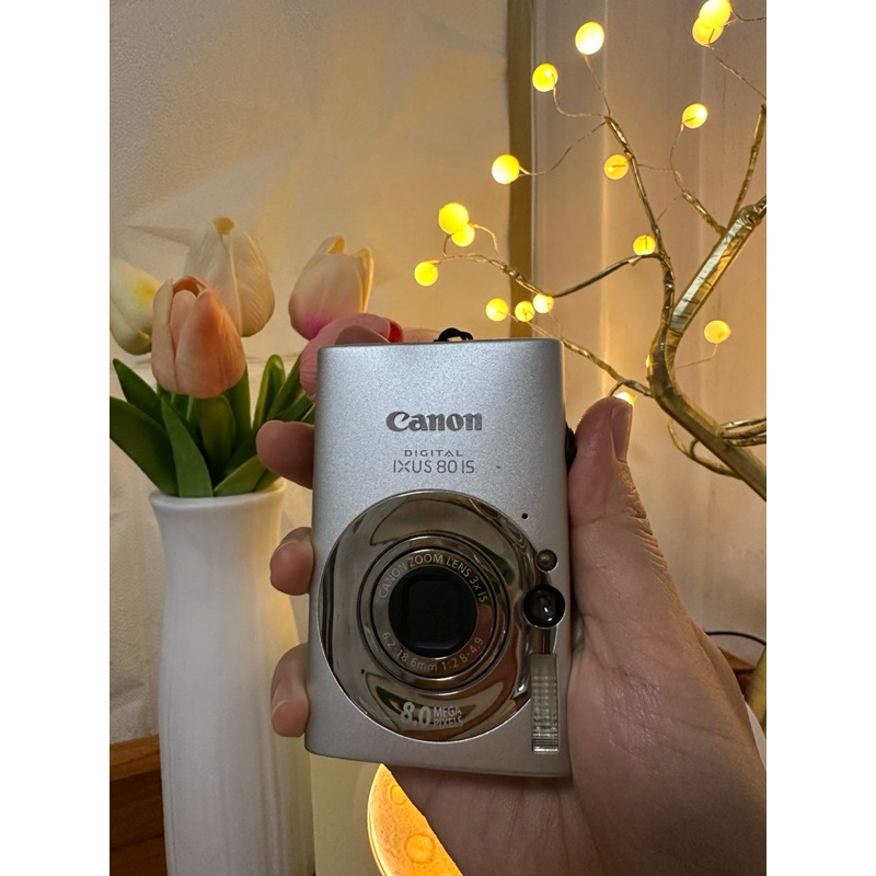 Canon IXUS80is สีเงิน สภาพ 98% รุ่นLisa