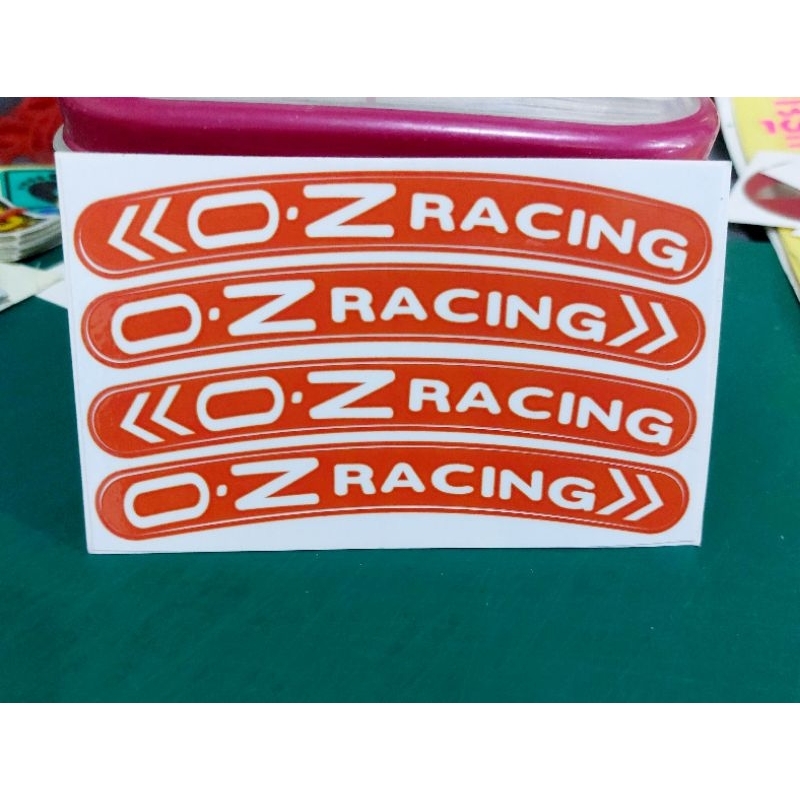 sticker o.Z RACINGติดขอบล้อมอไซด์