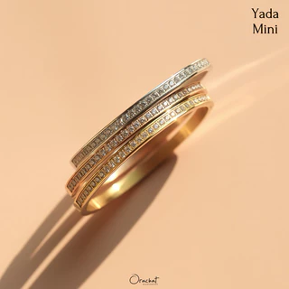 Orachat | Yada 14k bangle. (กำไลตัวเรือนสแตนเลส)