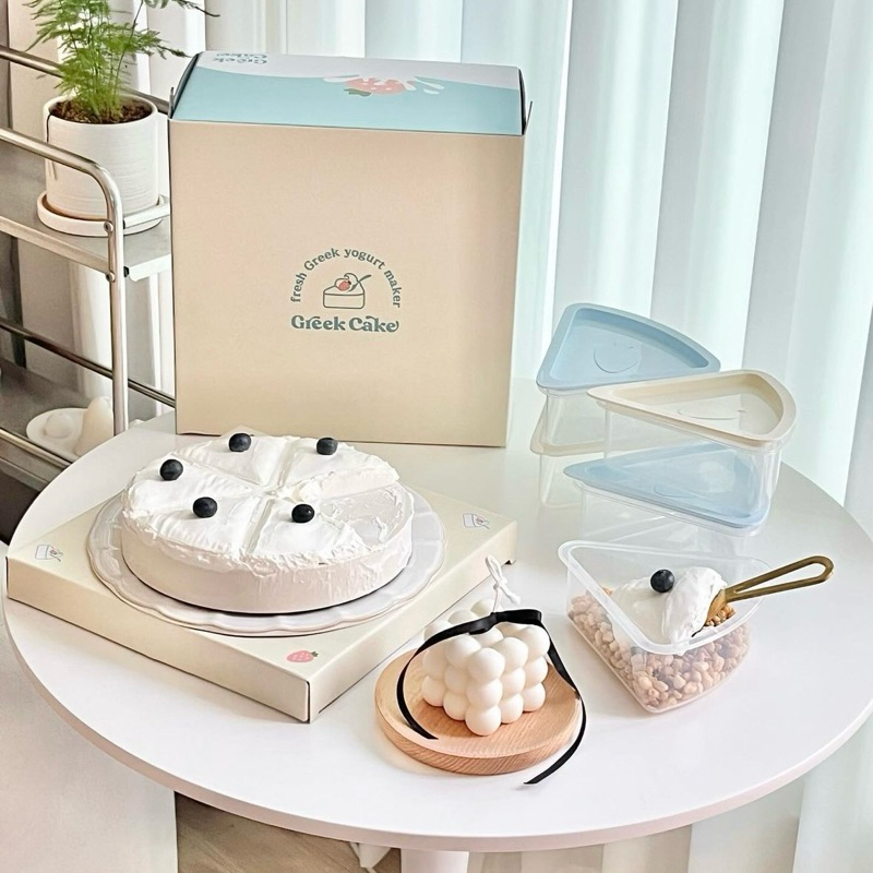 Made in 🇰🇷 [Greek Cake] Greek Yogurt Maker 2.45L: ที่ทำกรีกโยเกิร์ต เพียงผสมโยเกิร์ตและนม สะดวกมากๆ 