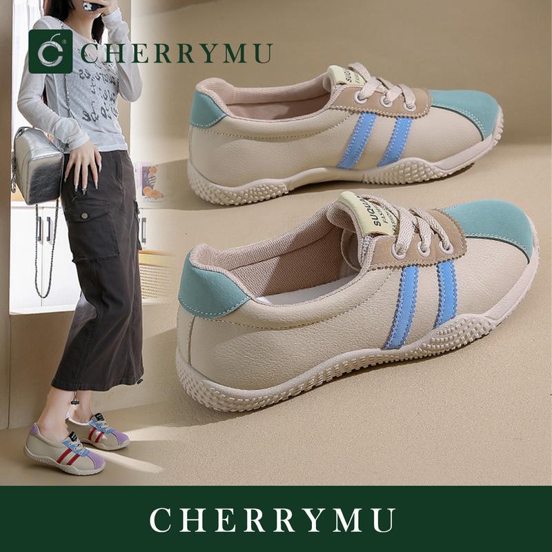 CHERRYMU รุ่น FQ234 รองเท้าหนังนิ่ม ใส่สบายน้ำหนักเบา