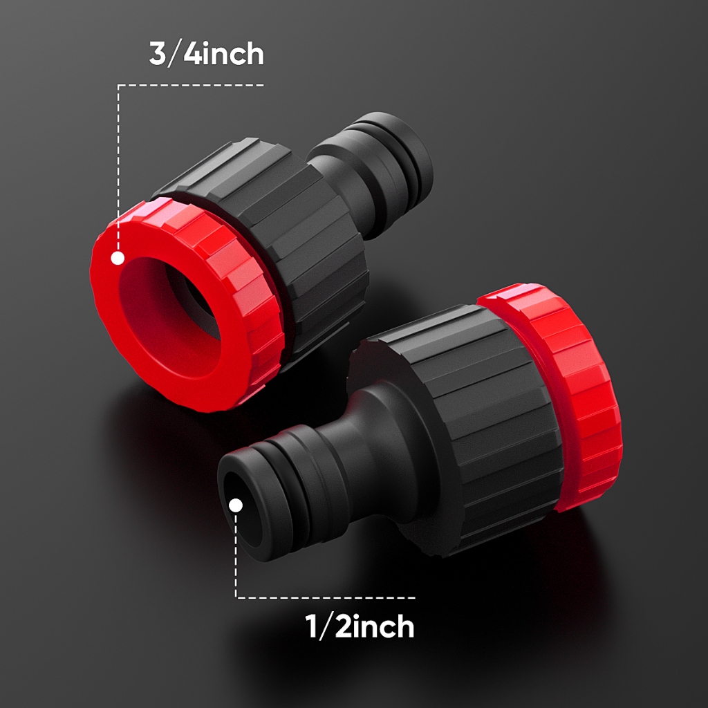 Mitsushi 1/2 “-3/4″ข้อต่อก๊อก สวมก๊อก แปลงก๊อกบ้าน  หัวต่อสายยาง ที่ต่อสายยาง ตัวเชื่อมต่อท่อน้ำ ราคา ถูกที่สุด ดีลบีเคเค แกลเลอรีภาพที่ 5