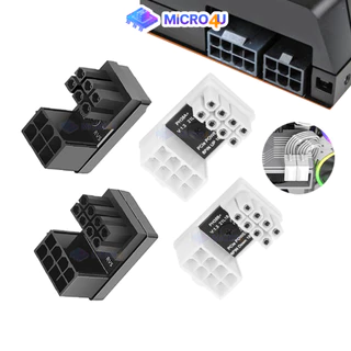 อะแดปเตอร์การ์ดจองอ 180 องศา 8PIN/6PIN Adapter GPU 180 Angle VGA PCIe สำหรับเก็บสายไฟ ซ่อนสายไฟในเคส