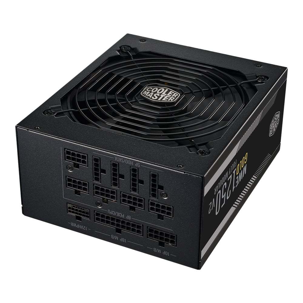 PSU (80+ Gold) 1250w. COOLER MASTER MWE V2 (MPE-C501-AFCAG-3EU)