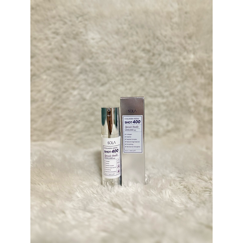 Sola - โซลา คอลลาเจน วีเดิ้ลช็อต [Sola Collagen Veedle Shot] 400 50ml.เซรั่มเข็มตัวดังจากเกาหลี