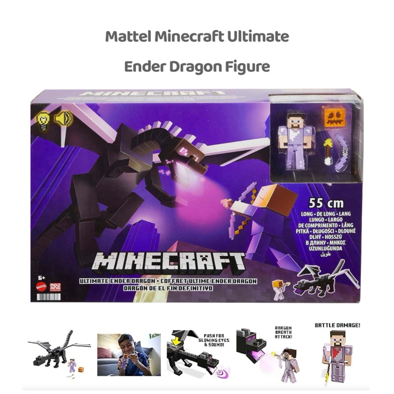 Mattel Minecraft Ultimate Ender Dragon Figure