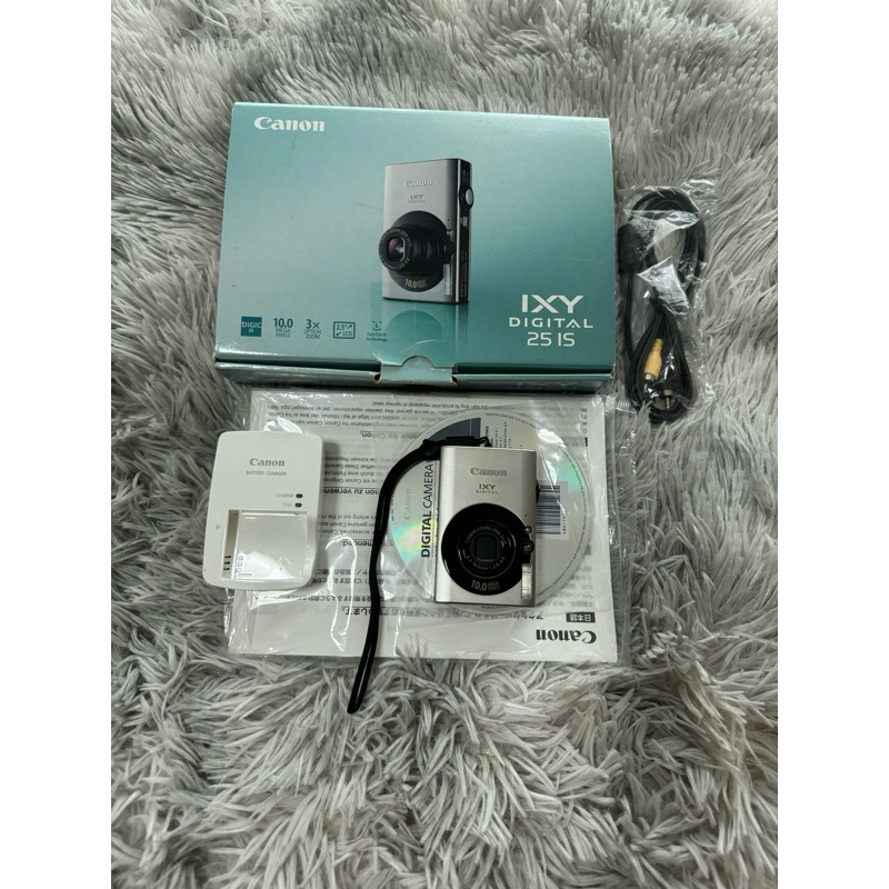 (rare item🔥)งานกล่องfull box🌟กล้องดิจิตอลคอมแพค canon ixy25is/ixus85is ใหม่กริบ