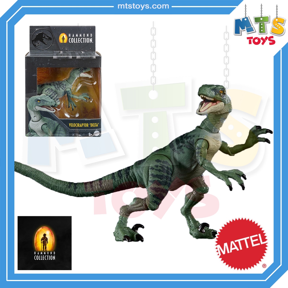 **MTS Toys**Mattel Jurassic World Hammond Collection : HTV63 Velociraptor 'Delta' [ความยาวจากหัวถึงห