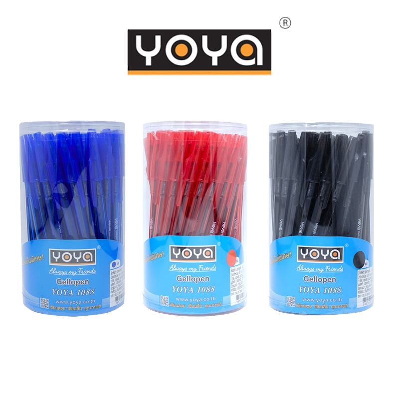 พร้อมส่ง (YOYA) ปากกาลูกลื่น 0.6 มม โยย่า รุ่น 1088