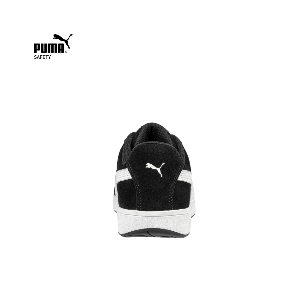 รองเท้าเซฟตี้ PUMA รุ่น ICONIC BLACK LOW หุ้มส้น สีดำ (PMA640015)