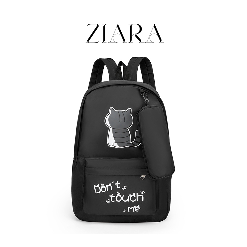 ZIARA 2024 เทรนด์กันน้ำใหม่กระเป๋าเป้สะพายหลังคู่นักเรียนที่เรียบง่ายโรงเรียนวิทยาลัยลมเกาหลีรุ่น ins ลมกระเป๋าเป้สะพายห