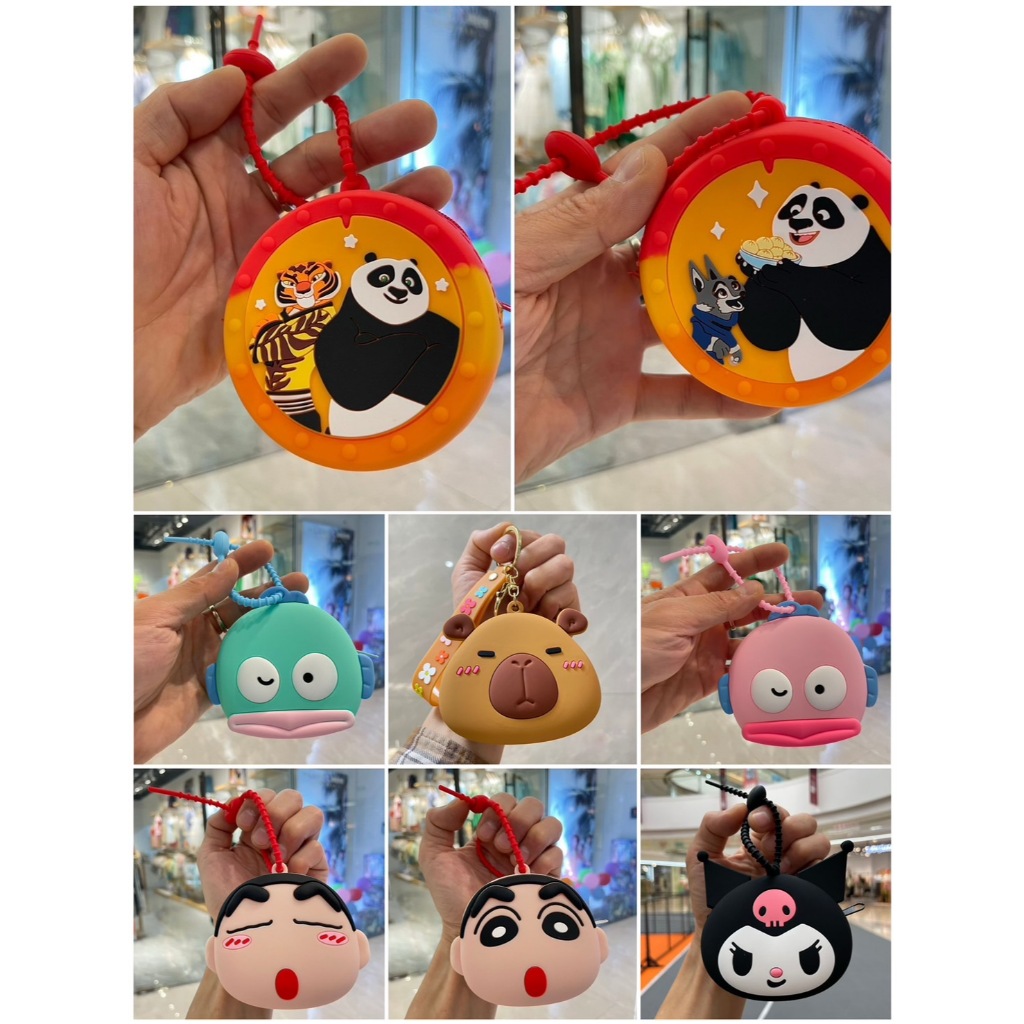 กระเป๋าเก็บของกระเป๋าใส่เหรียญการ์ตูนกันน้ํากระเป๋าใส่จี้แบบพกพาซิลิโคน L227