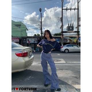 ❣Fortunee ❣เสื้อยืดคอกว้างแขนสั้น+กางเกงสก๊อตฟ้ายาวสำหรับผู้…