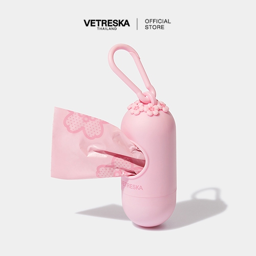 [สินค้าพร้อมส่ง] VETRESKA ถุงเก็บอึ กลิ่นเชอร์รี่ Cherry Blossom Pet Poop