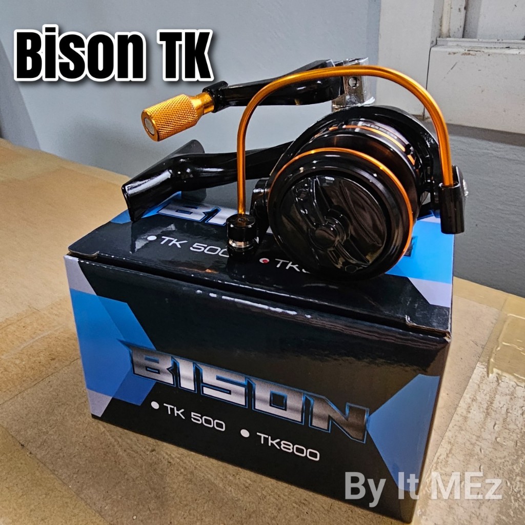 ของแท้ ราคาถูก ❗❗ รอกสปิน Bison TK800 1BB เหมาะกับงานสปิ๋ว ตีเหยื่อปลอม ปลาขนาดเล็ก Spinning