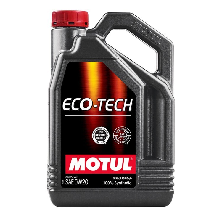 Motul eco tech 0W20 3.5L 3.5 ลิตร โมตุล h tech น้ำมันเครื่องสังเคราะห์แท้ 100% Synthetic ECO-TECH รถ