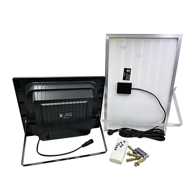 d-power ไฟโซล่าเซลล์ รุ่น SO-500  ไฟสปอตไลท์ 500W กันน้ำกลางแจ้ง IP67 รับประกัน 1 ปี