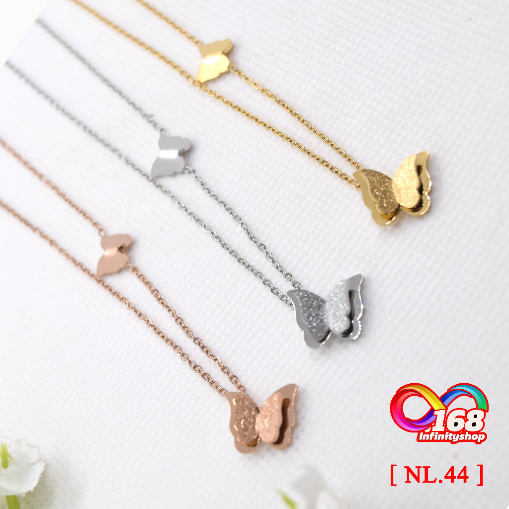 สร้อยคอพร้อมจี้ สแตนเลส #ส่งในไทย [ NL.44 ]