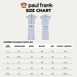 PAUL FRANK ชุดนอน WOMENS JULIUS & FRIENDS COMIC SS PANTS SET